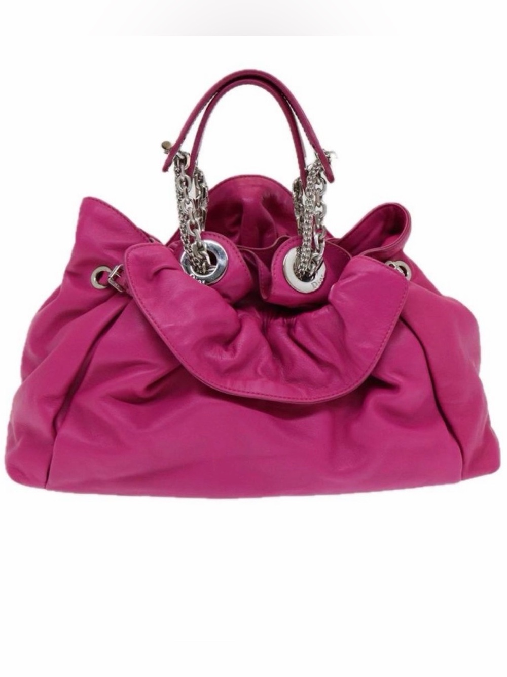 Dior “Le Trente” Pink Lambskin Leather Shoulder Bag Handbag & COA - Picture 8 of 16